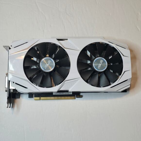 Asus GeForce GTX 1060 03G 3gb Dual Fan GPU White Graphics Card Video HDMI GDDR5 - Picture 2 of 8